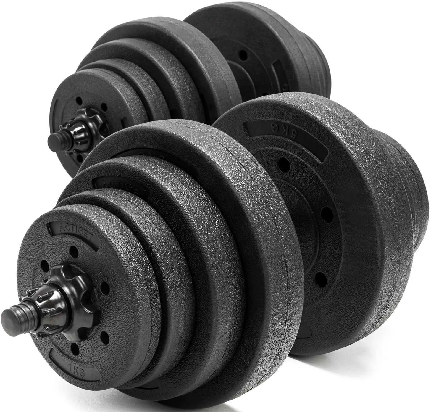 Гантели-штанга 2в1 Actiget ACT0043 20kg (Black) - 2