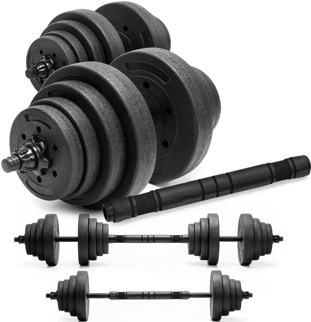 Гантели-штанга 2в1 Actiget ACT0043 20kg (Black)