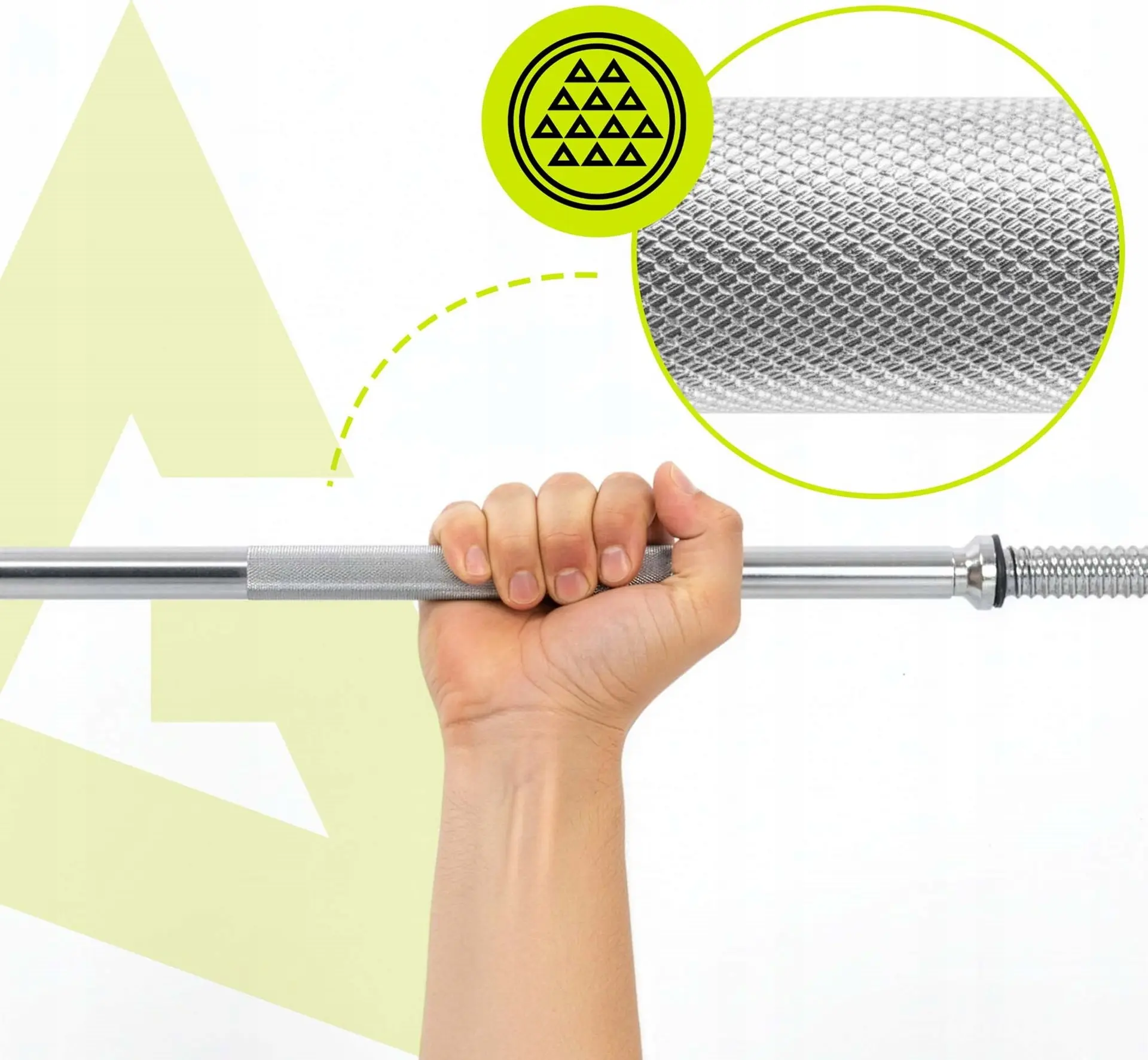 Гриф для штанги Actiget ACT0006 180cm (Chrome) - 6