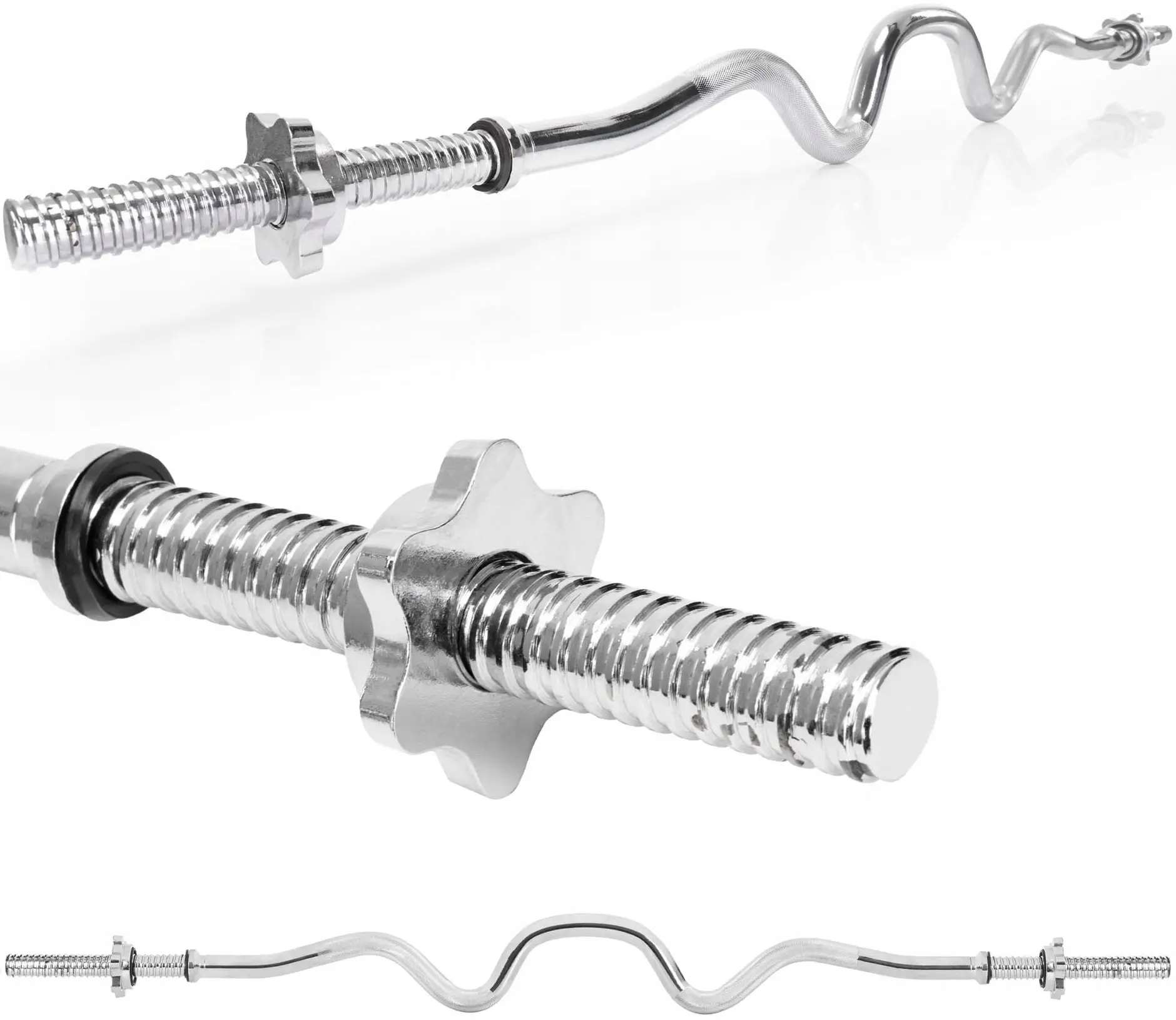 Гриф для штанги Actiget ACT0007 120cm (Chrome) - 2
