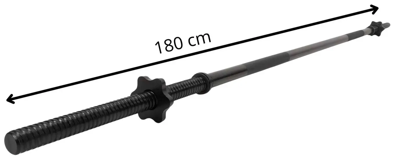 Bara pentru haltere Actiget ACT0011 180cm (Black) - 5