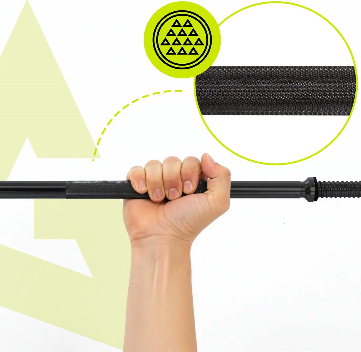 Bara pentru haltere Actiget ACT0011 180cm (Black) - 7