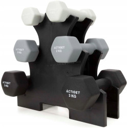 Набор гантелей Actiget ACT0169 12kg (Black/White)