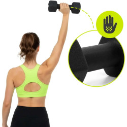 Набор гантелей Actiget ACT0169 12kg (Black/White) Thumb