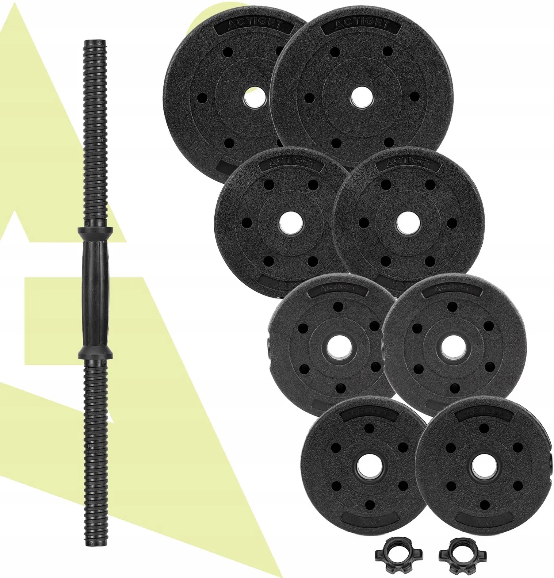 Регулируемая гантель Actiget ACT0112 20kg (Black) - 5