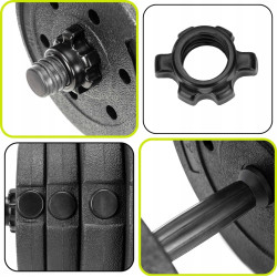 Регулируемая гантель Actiget ACT0112 20kg (Black) Thumb