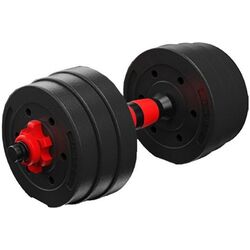 Gantera reglabila BodyFit BGR10 10kg (Black/Red)