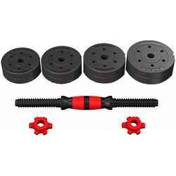 Gantera reglabila BodyFit BGR15 15kg (Black/Red) Thumb