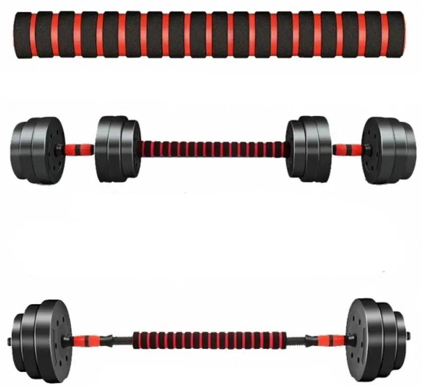 Gantere-haltera 2in1 BodyFit BGR20 20kg (Black/Red)