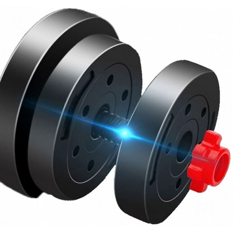 Гантели-штанга 2в1 BodyFit BGR30 30kg (Black/Red)
