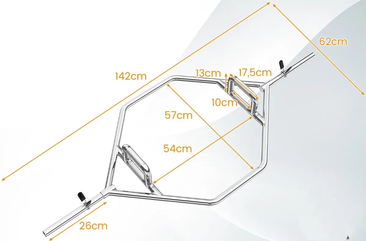 Bara hexagonala Costway SP37910SL (Silver)