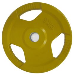 Диск обрезиненный Dayu Fitness DY-H-2012 15kg (Yellow)