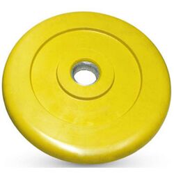 Диск обрезиненный Dayu Fitness DY-H-2012 2.5kg (Yellow) Thumb