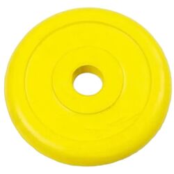 Диск обрезиненный Dayu Fitness DY-H-2012 2.5kg (Yellow)