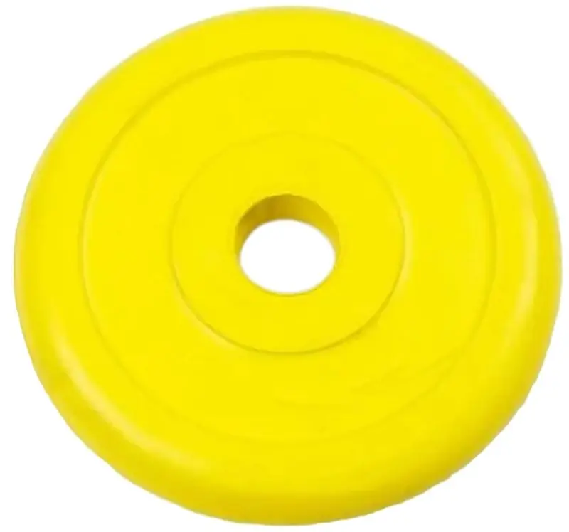 Диск обрезиненный Dayu Fitness DY-H-2012 2.5kg (Yellow)