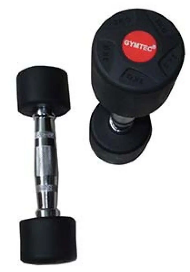 Gantera cauciucata Dayu Fitness DY-DB-202 12.5kg (Black)