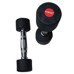 Gantera cauciucata Dayu Fitness DY-DB-202 15kg (Black) Thumb