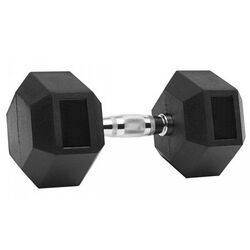 Gantera cauciucata Dayu Fitness GANT 2.5kg (Black) Thumb