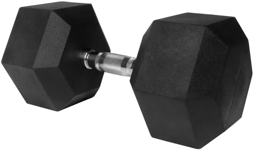 Гантель обрезиненная Dayu Fitness GANT 22.5kg (Black)