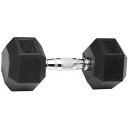 Гантель обрезиненная Dayu Fitness GANT 37.5kg (Black) Thumb