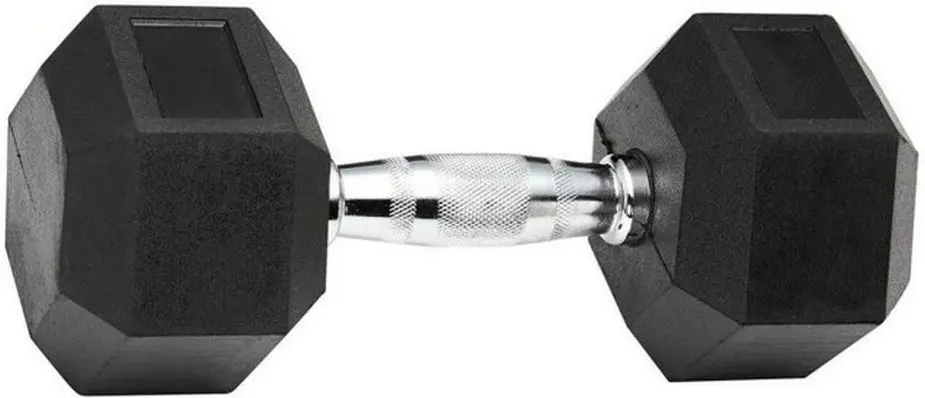 Gantera cauciucata Dayu Fitness GANT 5kg (Black)