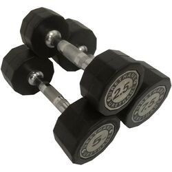 Гантель полиуретановая Dayu Fitness DY-DB-197 42.5kg (Black) Thumb