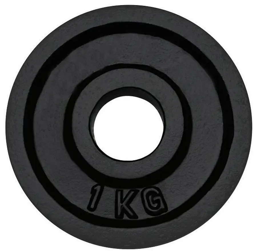 Disc olimpic DHS LifeFit 1kg (Black)