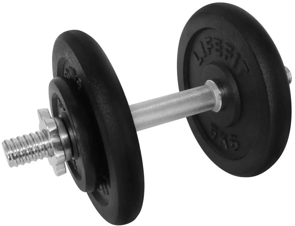 Гантель DHS Lifefit 14 kg (Black)