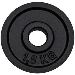 Стальной диск DHS Lifefit 1.5 kg (Black)