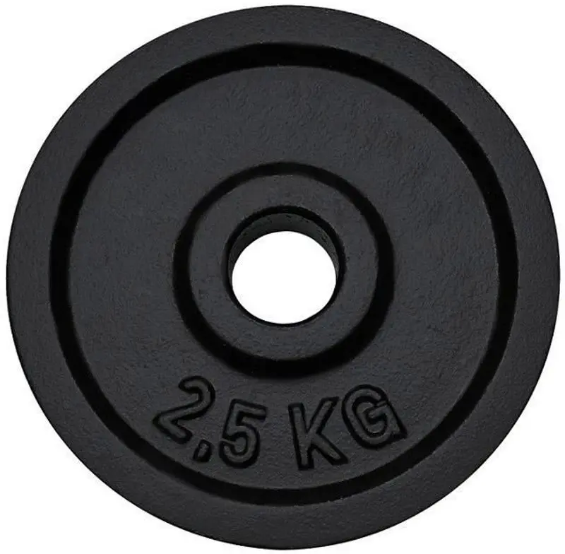 Disc din otel DHS Lifefit 2.5 kg (Black)
