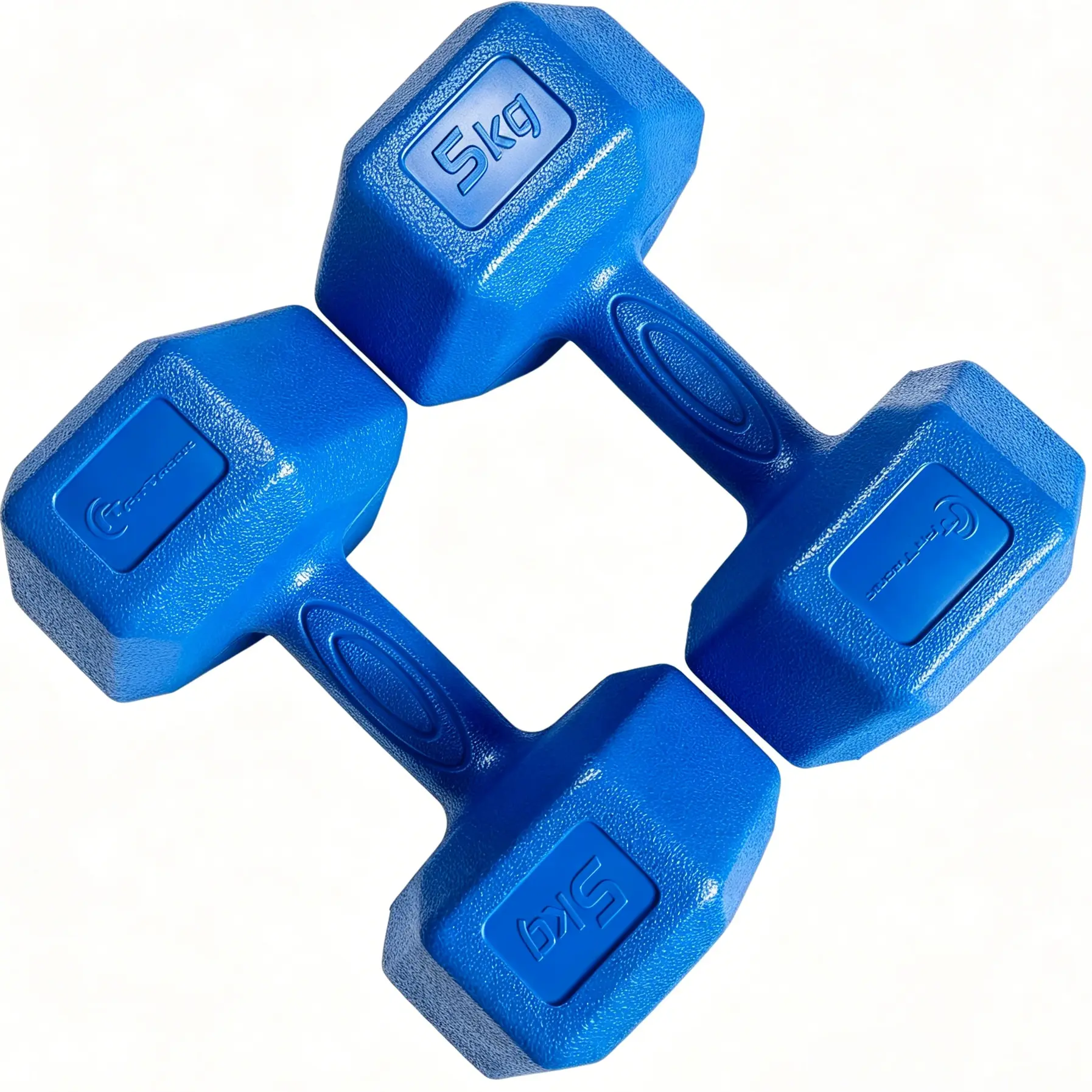 Гантель FitTronic DH2x5 2x5kg (Blue) - 2