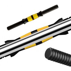 Gantera reglabila FitTronic FG10 10kg (Black/Yellow) Thumb