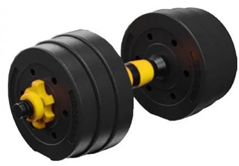 Gantera reglabila FitTronic FG10 10kg (Black/Yellow)