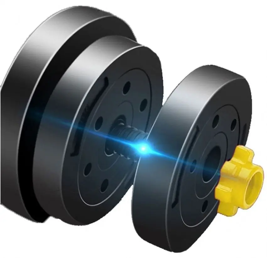 Gantera reglabila FitTronic FG15 15kg (Black/Yellow)