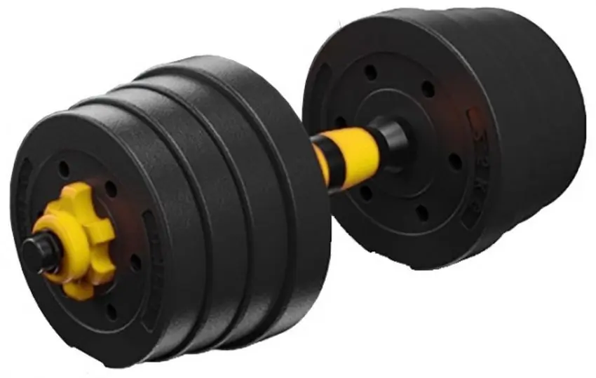 Gantera reglabila FitTronic FG15 15kg (Black/Yellow)