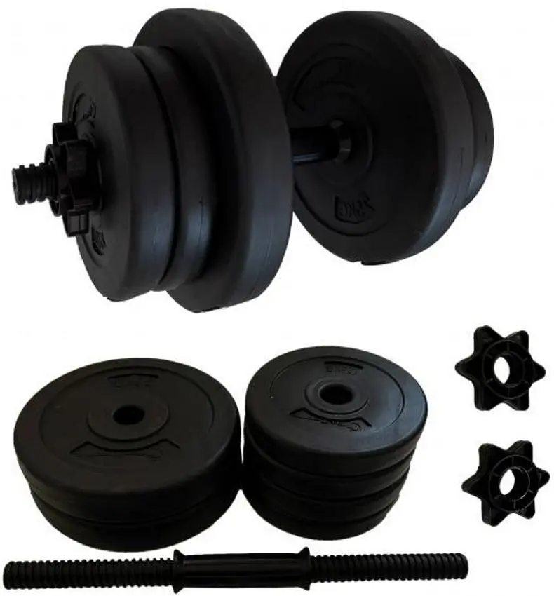 Gantera reglabila FitTronic GR10 10kg (Black) - 3