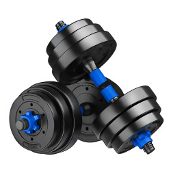 Gantere-haltera 2in1 FitTronic BG20 20 kg (Blue/Black)