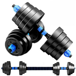 Gantere-haltera 2in1 FitTronic BG30 30 kg (Blue/Black) Thumb