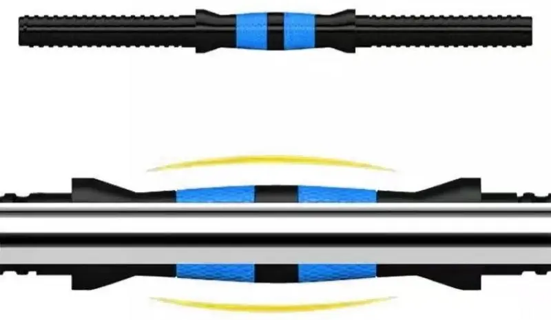 Gantere-haltera 2in1 FitTronic BG30 30 kg (Blue/Black) - 3
