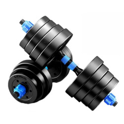 Gantere-haltera 2in1 FitTronic BG30 30 kg (Blue/Black)