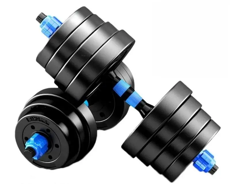 Gantere-haltera 2in1 FitTronic BG30 30 kg (Blue/Black)