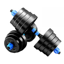 Gantere-haltera 2in1 FitTronic BG40 40 kg (Black/Blue)