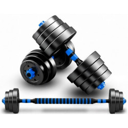 Гантели-штанга 2в1 FitTronic BG40 40 kg (Black/Blue) Thumb