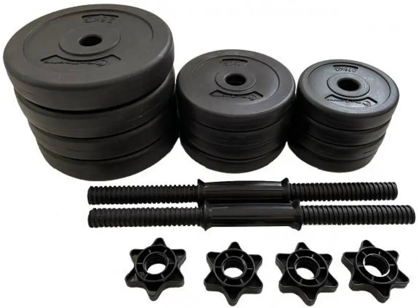 Набор гантели + штанга FitTronic GR50 50kg (Black)