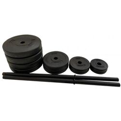 Набор гантели + штанга FitTronic GR50 50kg (Black) Thumb