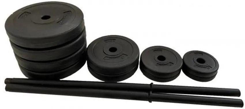 Набор гантели + штанга FitTronic GR50 50kg (Black)