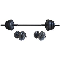 Set gantere + haltera FitTronic GR75 75kg (Black) Thumb
