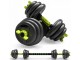 Set gantere + haltera + greutati 5in1 FitTronic ZK40 40kg (Black/Green)