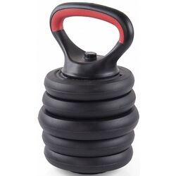 Набор гантели + штанга + гири 6в1 FitTronic KF20 20kg (Black/Red) Thumb