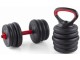 Набор гантели + штанга + гири 6в1 FitTronic KF30 30kg (Black/Red)